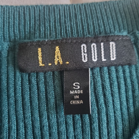 L.A. Gold Size S Green dress - Picture 5 of 5